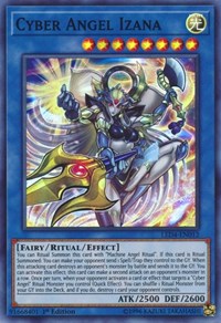 Cyber Angel Izana [LED4-EN012] Super Rare | The Time Vault CA