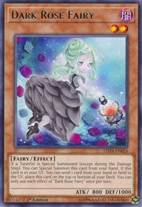 Dark Rose Fairy [LED4-EN024] Rare | The Time Vault CA