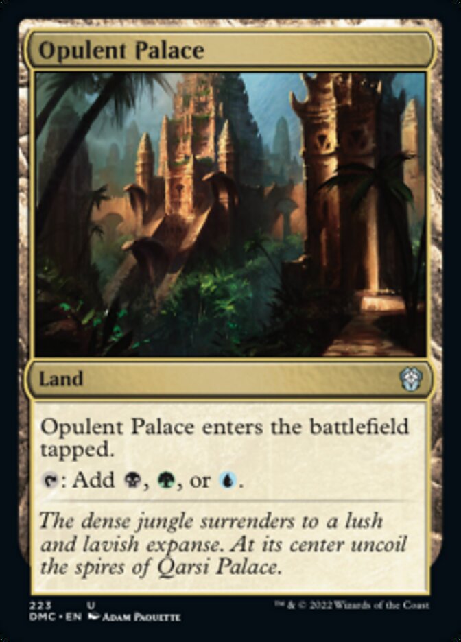 Opulent Palace [Dominaria United Commander] | The Time Vault CA