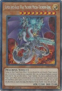 Super Anti-Kaiju War Machine Mecha-Thunder-King [SAST-EN081] Secret Rare | The Time Vault CA