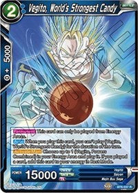 Vegito, World's Strongest Candy [BT6-037] | The Time Vault CA