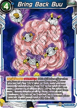 Bring Back Buu [BT6-050] | The Time Vault CA