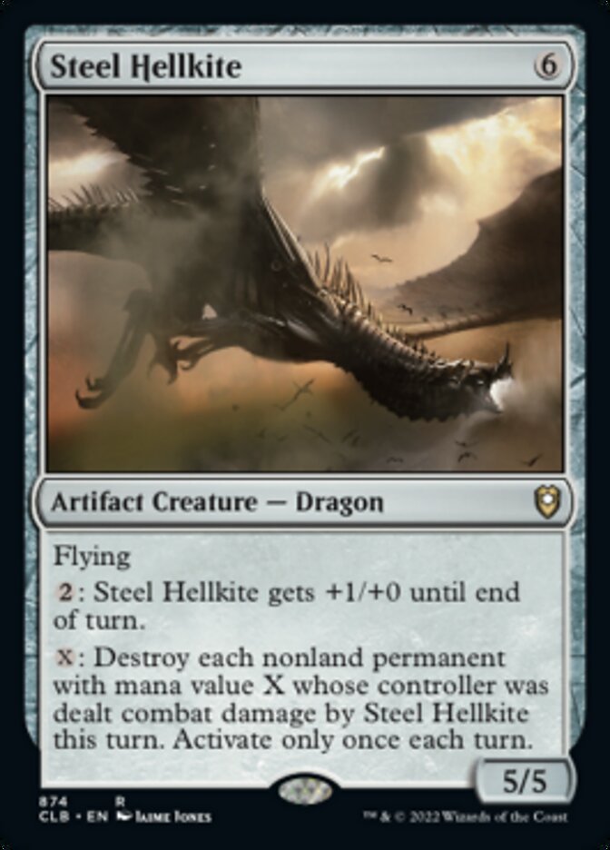 Steel Hellkite [Commander Legends: Battle for Baldur's Gate] | The Time Vault CA