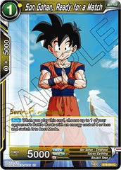 Son Gohan, Ready for a Match (Destroyer Kings) [BT6-084_PR] | The Time Vault CA