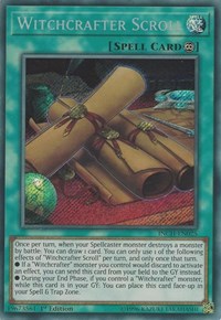 Witchcrafter Scroll [INCH-EN025] Secret Rare | The Time Vault CA