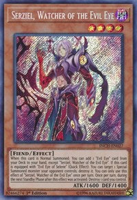 Serziel, Watcher of the Evil Eye [INCH-EN027] Secret Rare | The Time Vault CA