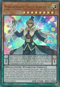 Performapal Smile Sorcerer [DUPO-EN012] Ultra Rare | The Time Vault CA