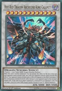 Hot Red Dragon Archfiend King Calamity [DUPO-EN059] Ultra Rare | The Time Vault CA