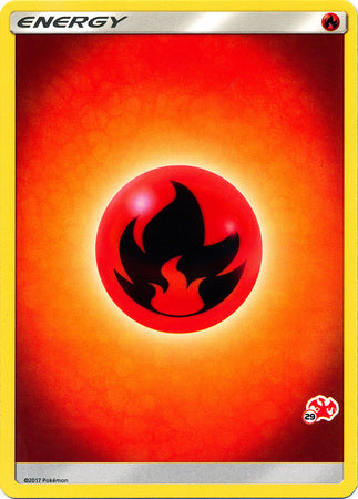 Fire Energy (Charizard Stamp #29) [Battle Academy 2020] | The Time Vault CA