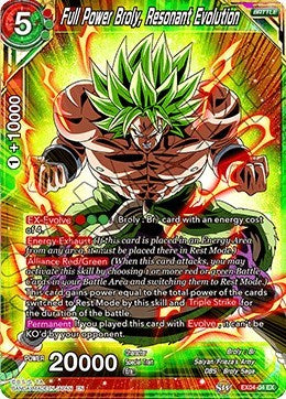 Full Power Broly, Resonant Evolution [EX04-04] | The Time Vault CA