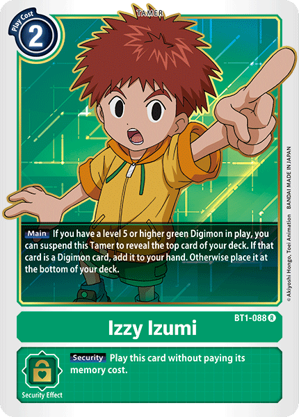 Izzy Izumi [BT1-088] [Release Special Booster Ver.1.0] | The Time Vault CA