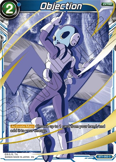 Objection (Alternate Art) [BT1-052] | The Time Vault CA