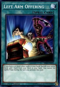 Left Arm Offering [SR08-EN033] Common | The Time Vault CA