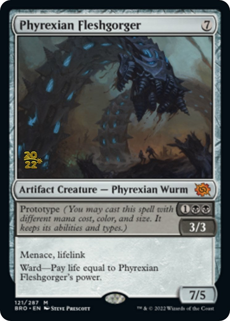 Phyrexian Fleshgorger [The Brothers' War: Prerelease Promos] | The Time Vault CA