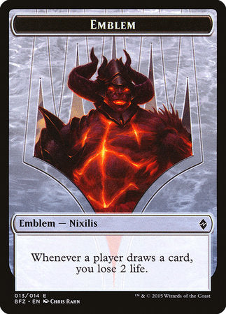 Emblem - Ob Nixilis Reignited [Battle for Zendikar Tokens] | The Time Vault CA