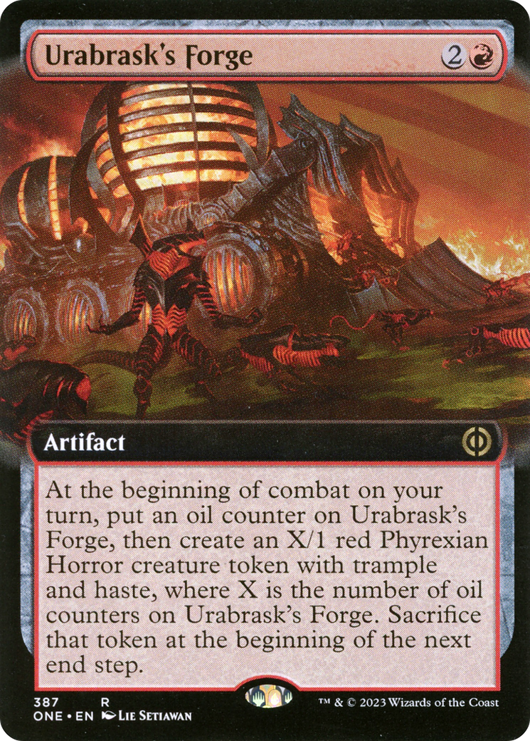 Urabrask's Forge (Extended Art) [Phyrexia: All Will Be One] | The Time Vault CA