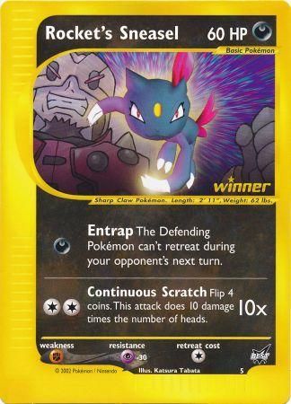 Rocket's Sneasel (5) (Jumbo Card) [Best of Promos] | The Time Vault CA