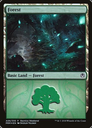 Forest - Golgari (A06) [GRN Ravnica Weekend] | The Time Vault CA