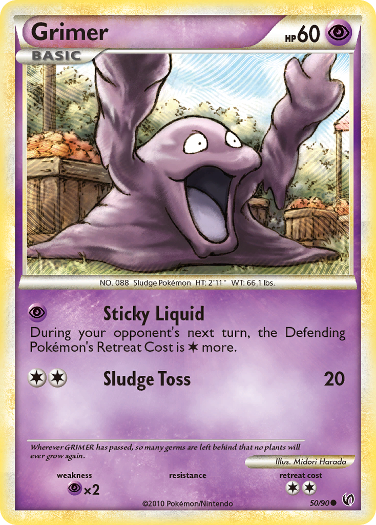 Grimer (50/90) [HeartGold & SoulSilver: Undaunted] | The Time Vault CA