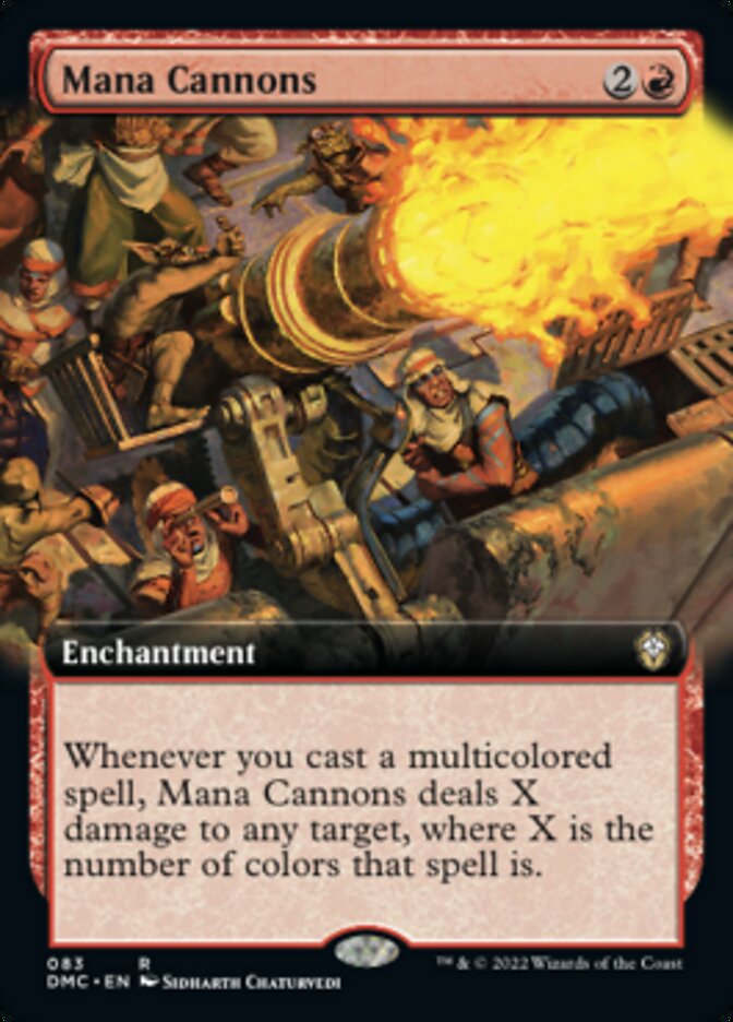 Mana Cannons (Extended Art) [Dominaria United Commander] | The Time Vault CA