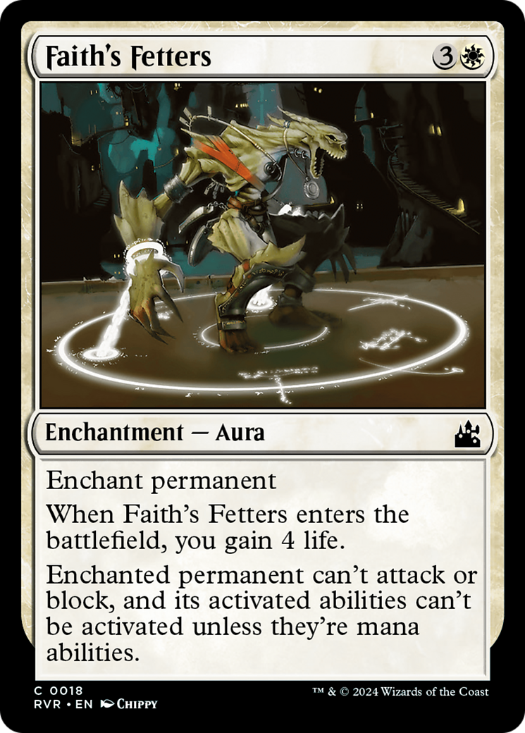 Faith's Fetters [Ravnica Remastered] | The Time Vault CA