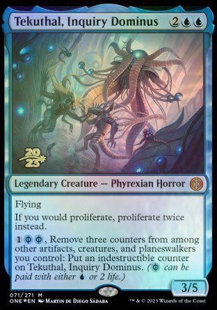 Tekuthal, Inquiry Dominus [Phyrexia: All Will Be One Prerelease Promos] | The Time Vault CA