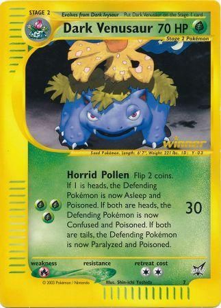 Dark Venusaur (7) (Jumbo Card) [Best of Promos] | The Time Vault CA