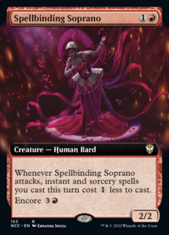 Spellbinding Soprano (Extended Art) [Streets of New Capenna Commander] | The Time Vault CA