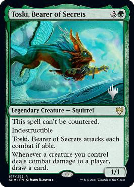 Toski, Bearer of Secrets (Promo Pack) [Kaldheim Promos] | The Time Vault CA