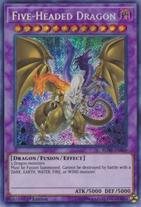 Five-Headed Dragon [BLHR-EN000] Secret Rare | The Time Vault CA