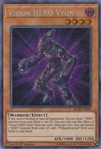 Vision HERO Vyon [BLHR-EN059] Secret Rare | The Time Vault CA