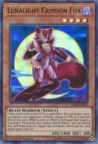 Lunalight Crimson Fox [BLHR-EN067] Ultra Rare | The Time Vault CA
