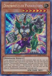 Dinowrestler Pankratops [BLHR-EN070] Secret Rare | The Time Vault CA
