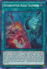 Interrupted Kaiju Slumber [BLHR-EN087] Secret Rare | The Time Vault CA