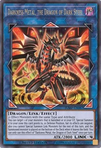 Darkness Metal, the Dragon of Dark Steel [JUMP-EN087] Ultra Rare | The Time Vault CA