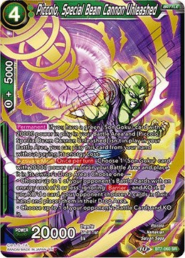Piccolo, Special Beam Cannon Unleashed [BT7-060] | The Time Vault CA