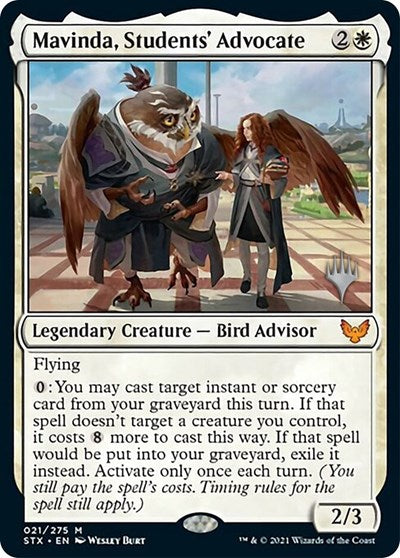 Mavinda, Students' Advocate (Promo Pack) [Strixhaven: School of Mages Promos] | The Time Vault CA