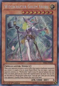 Witchcrafter Golem Aruru [RIRA-EN028] Secret Rare | The Time Vault CA