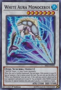 White Aura Monoceros [RIRA-EN095] Super Rare | The Time Vault CA