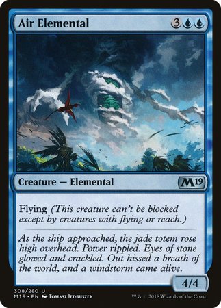 Air Elemental [Core Set 2019] | The Time Vault CA