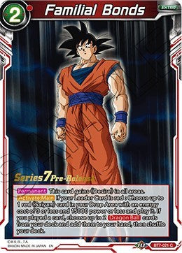 Familial Bonds (Assault of the Saiyans) [BT7-021_PR] | The Time Vault CA