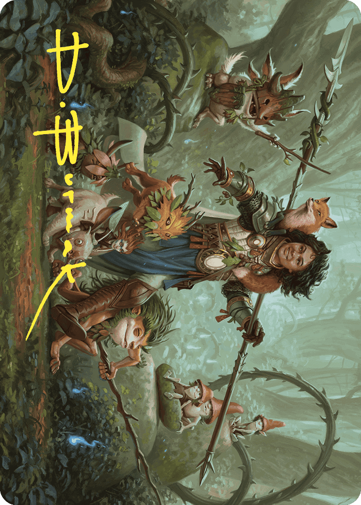 Ellivere of the Wild Court Art Card (Gold-Stamped Signature) [Wilds of Eldraine Art Series] | The Time Vault CA