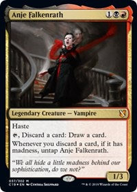 Anje Falkenrath (Commander 2019) [Oversize Cards] | The Time Vault CA