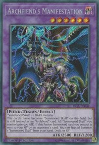 Archfiend's Manifestation [FIGA-EN034] Secret Rare | The Time Vault CA