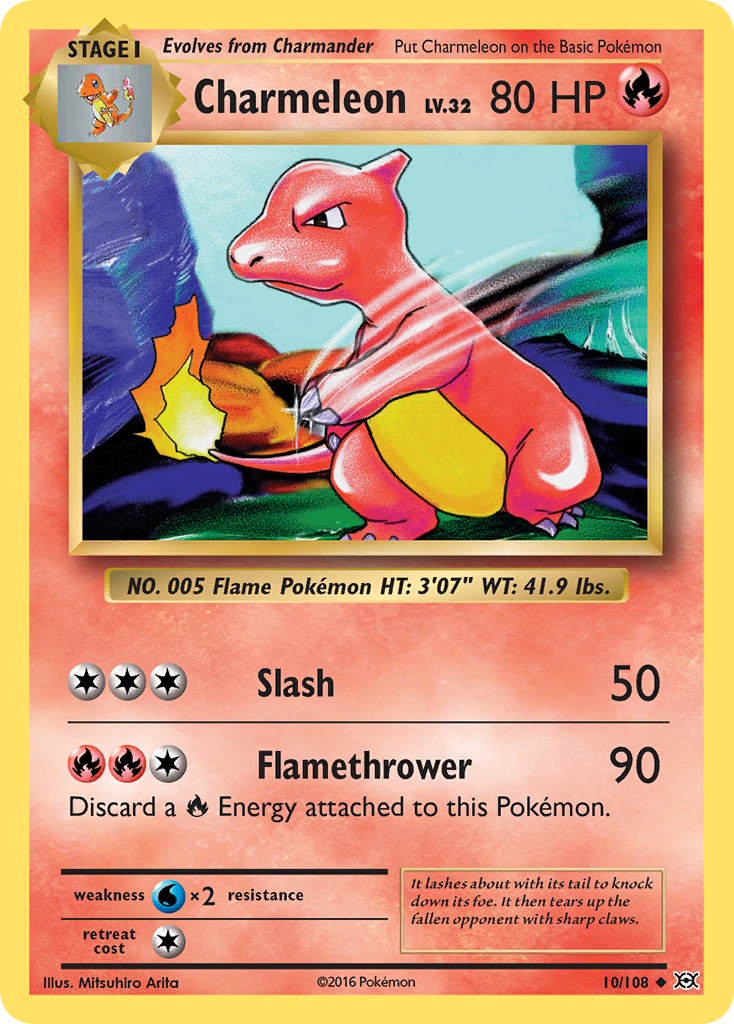 Charmeleon (10/108) [XY: Evolutions] | The Time Vault CA