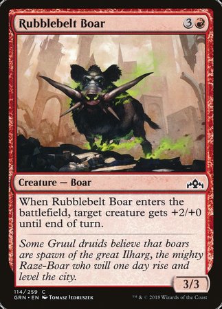 Rubblebelt Boar [Guilds of Ravnica] | The Time Vault CA