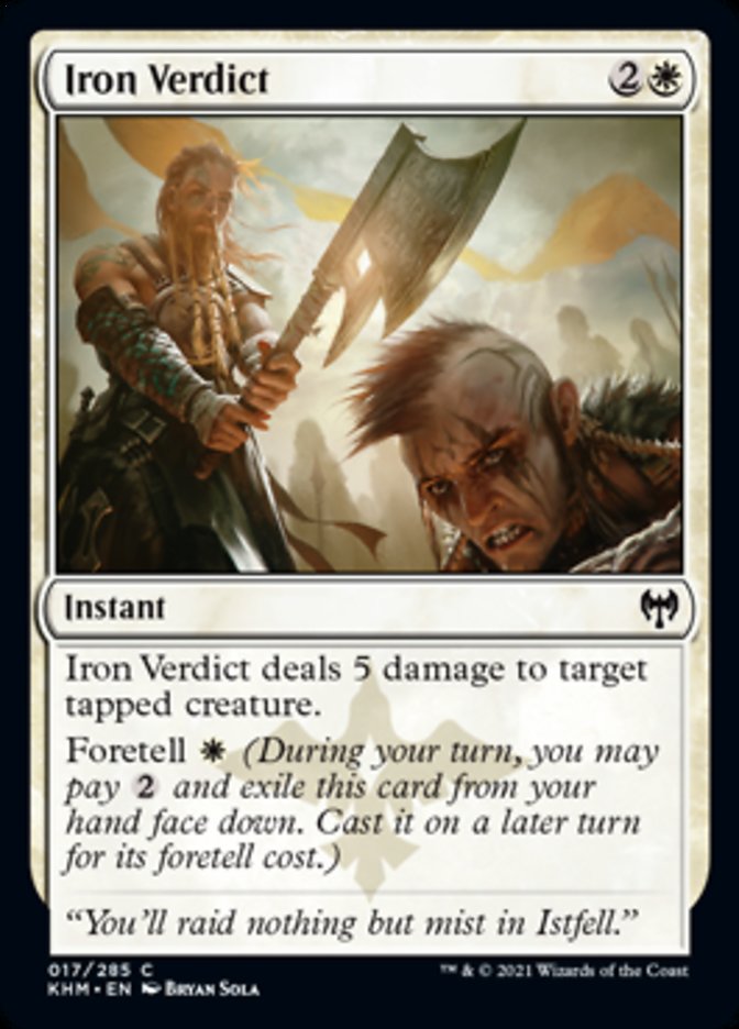 Iron Verdict [Kaldheim] | The Time Vault CA
