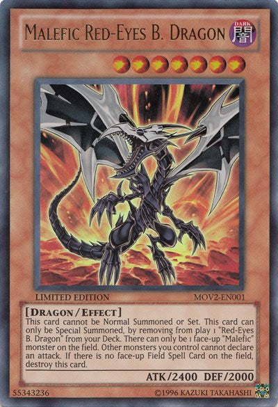 Malefic Red-Eyes B. Dragon [MOV2-EN001] Ultra Rare | The Time Vault CA