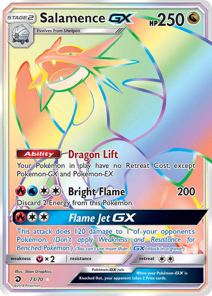 Salamence GX (73/70) [Sun & Moon: Dragon Majesty] | The Time Vault CA