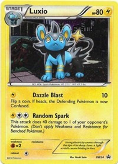 Luxio (BW34) (Cosmos Holo) [Black & White: Black Star Promos] | The Time Vault CA